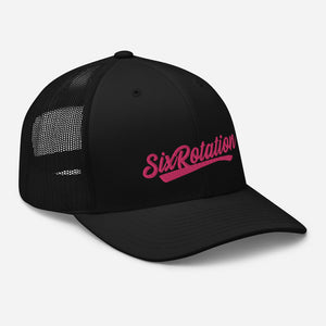 Six Rotation Swift Hot Pink Trucker Hat