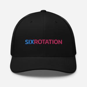 Six Rotation Basic Cotton Candy Trucker Hat