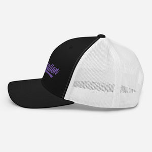 Six Rotation Swift Purple Trucker Hat