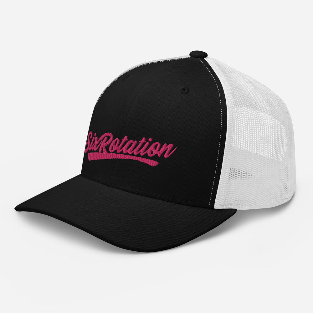 Six Rotation Swift Hot Pink Trucker Hat