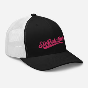 Six Rotation Swift Hot Pink Trucker Hat