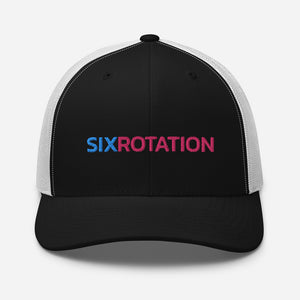 Six Rotation Basic Cotton Candy Trucker Hat