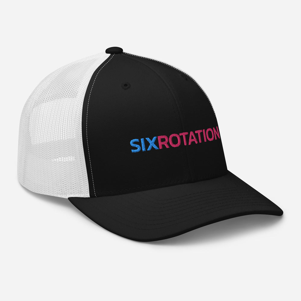 Six Rotation Basic Cotton Candy Trucker Hat