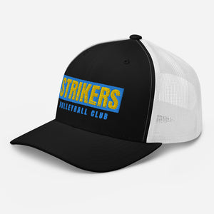 Strikers Classic Long Block Gold Trucker Hat