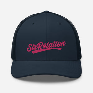 Six Rotation Swift Hot Pink Trucker Hat