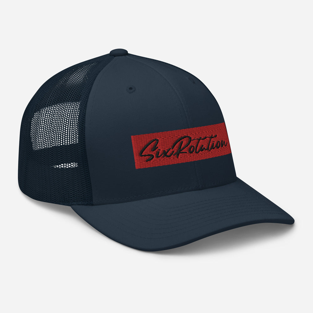 Six Rotation Fancy Trucker Hat