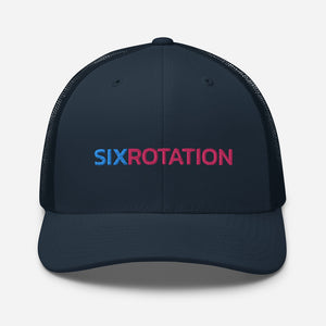 Six Rotation Basic Cotton Candy Trucker Hat