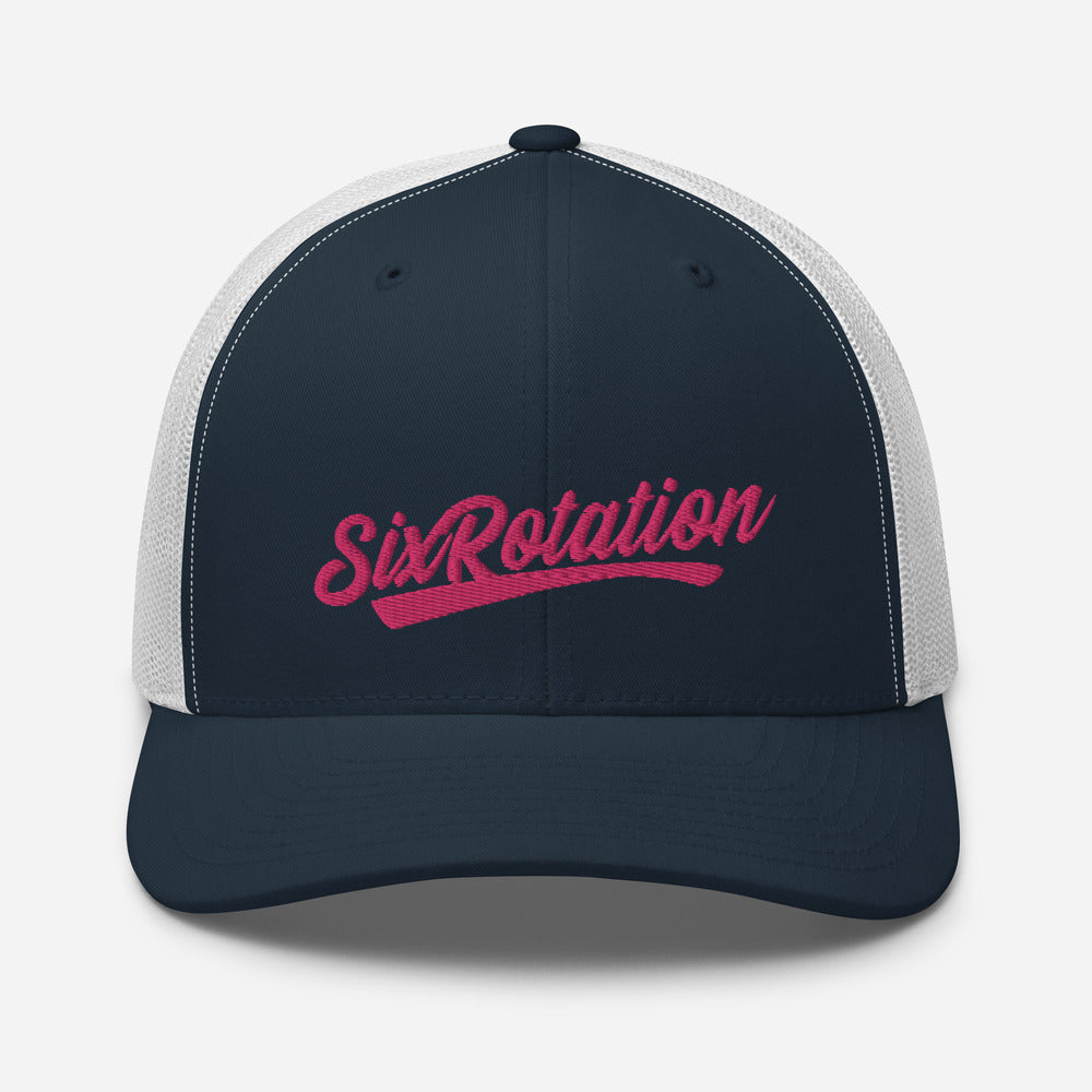 Six Rotation Swift Hot Pink Trucker Hat