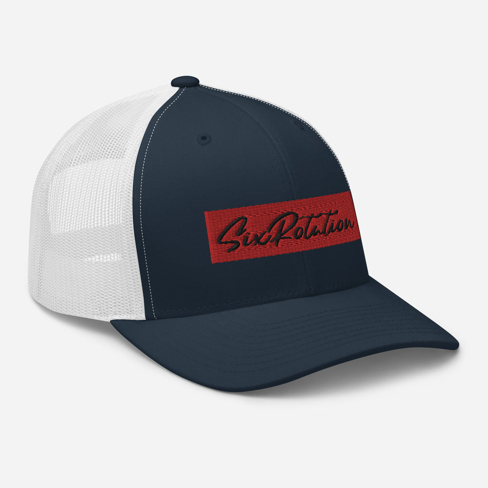 Six Rotation Fancy Trucker Hat