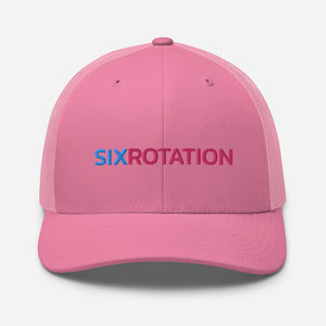 Six Rotation Basic Cotton Candy Trucker Hat