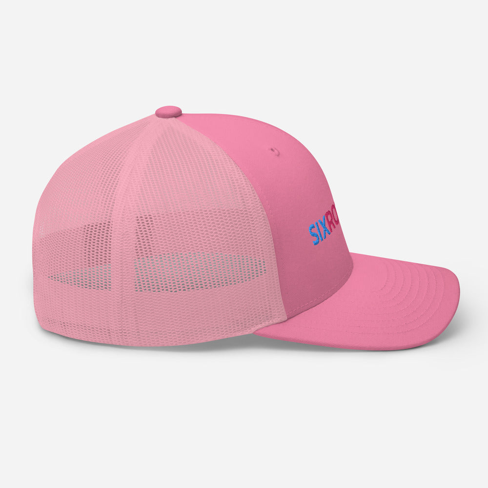 Six Rotation Basic Cotton Candy Trucker Hat