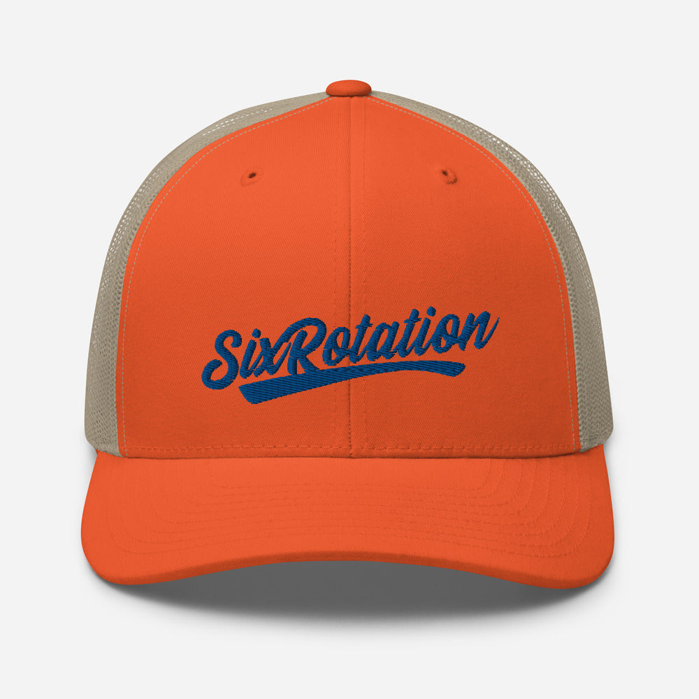 Six Rotation Swift Royal Trucker Hat