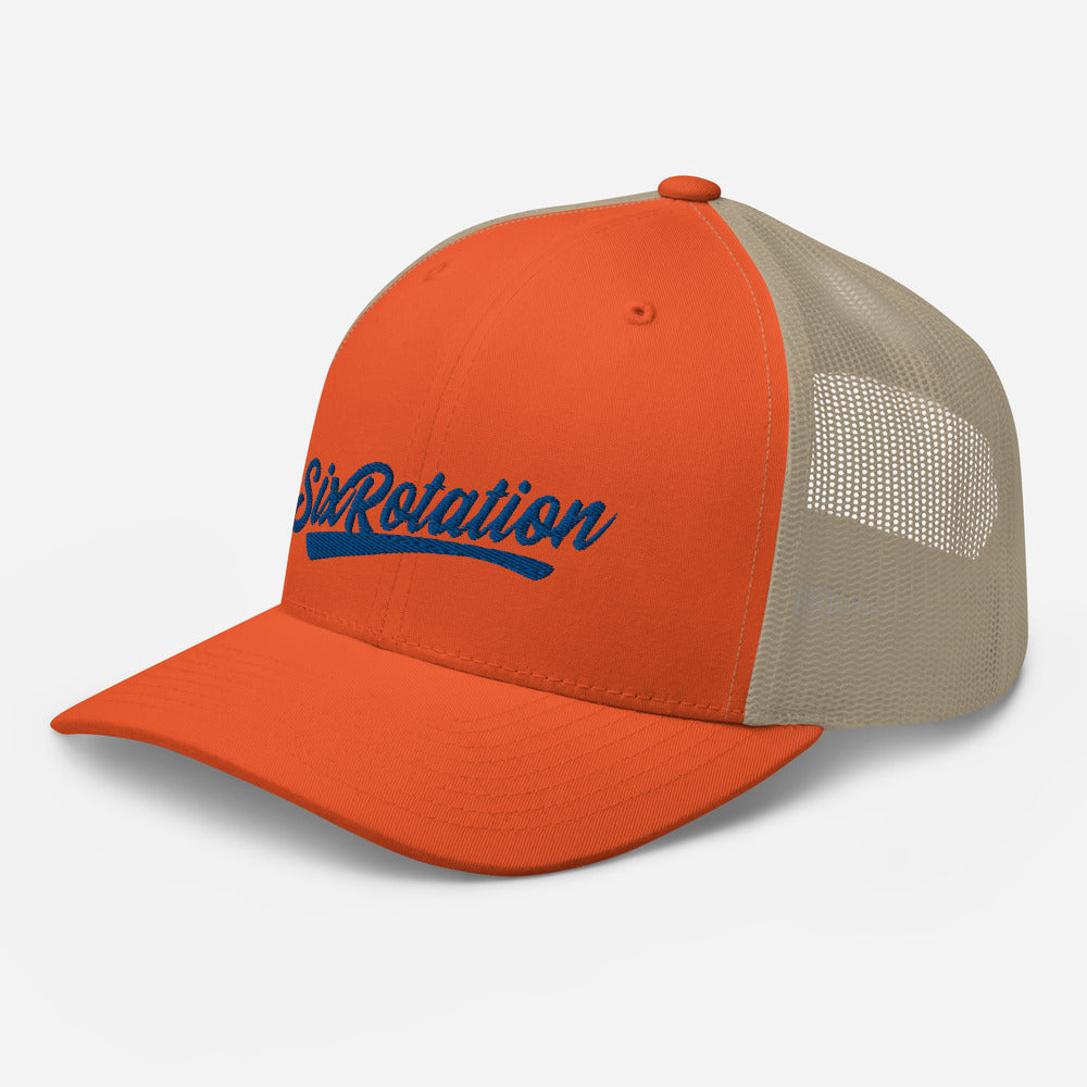 Six Rotation Swift Royal Trucker Hat