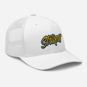 Strikers Classic Script Gold Trucker Hat