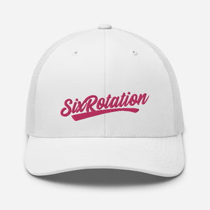 Six Rotation Swift Hot Pink Trucker Hat