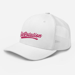 Six Rotation Swift Hot Pink Trucker Hat