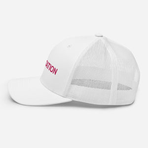 Six Rotation Basic Cotton Candy Trucker Hat