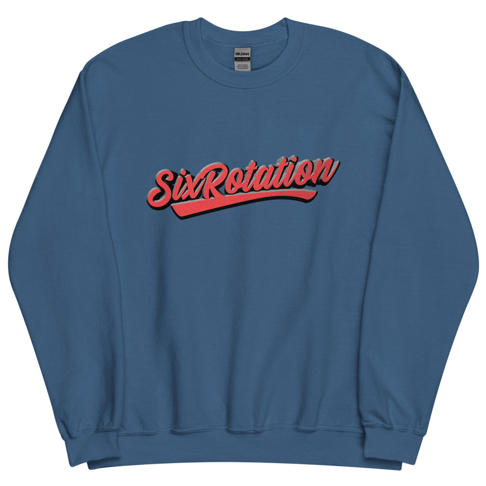 Six Rotation Script Unisex Sweatshirt