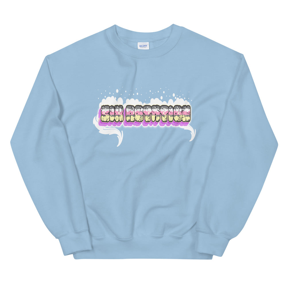 Six Rotation Fluffy Unisex Sweatshirt