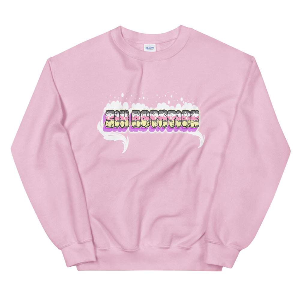 Six Rotation Fluffy Unisex Sweatshirt