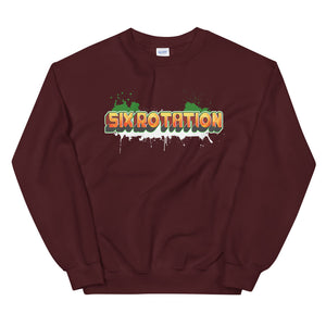 Six Rotation Spill Unisex Sweatshirt