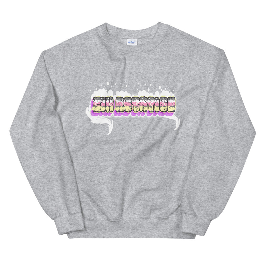 Six Rotation Fluffy Unisex Sweatshirt