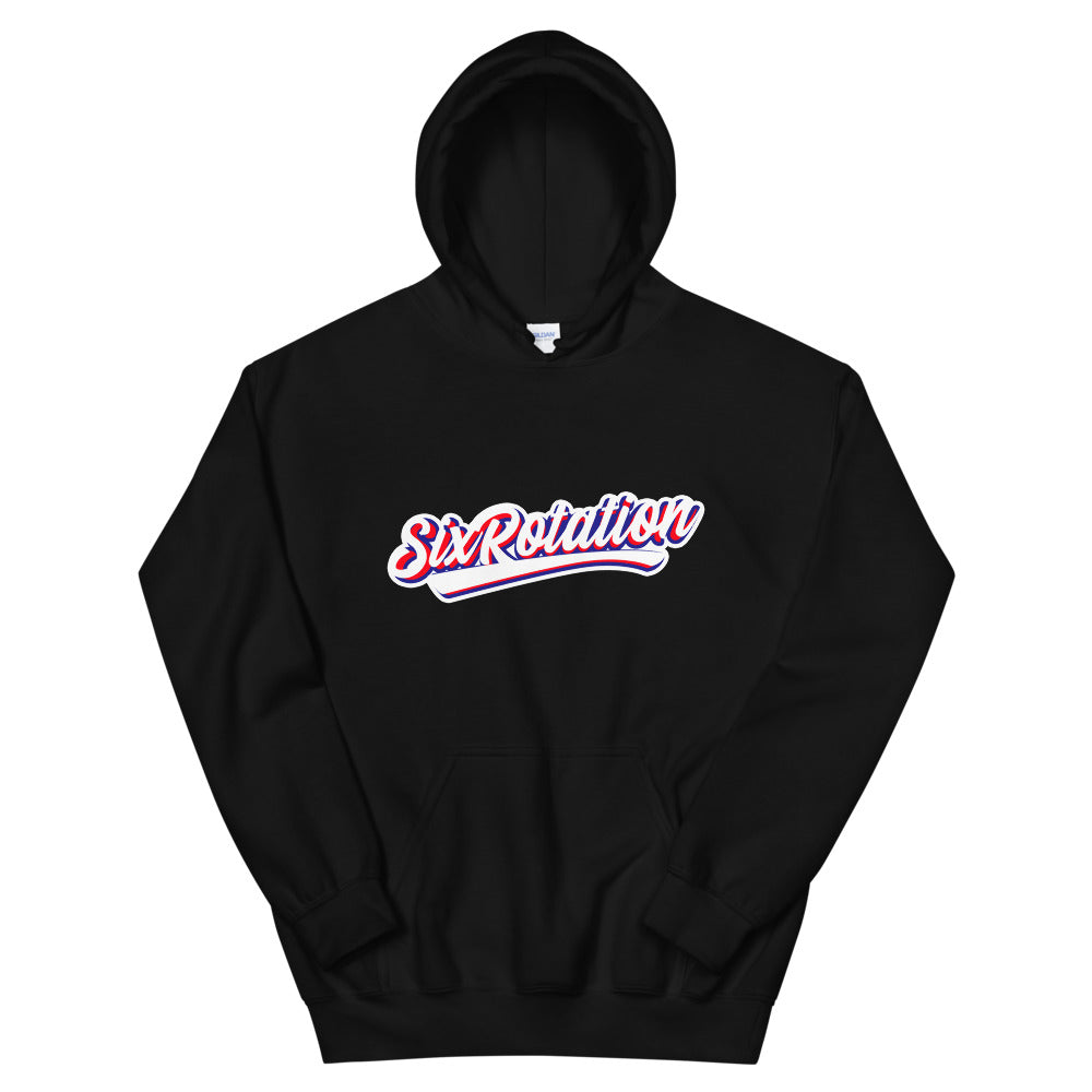 Six Rotation Script Unisex Hoodie