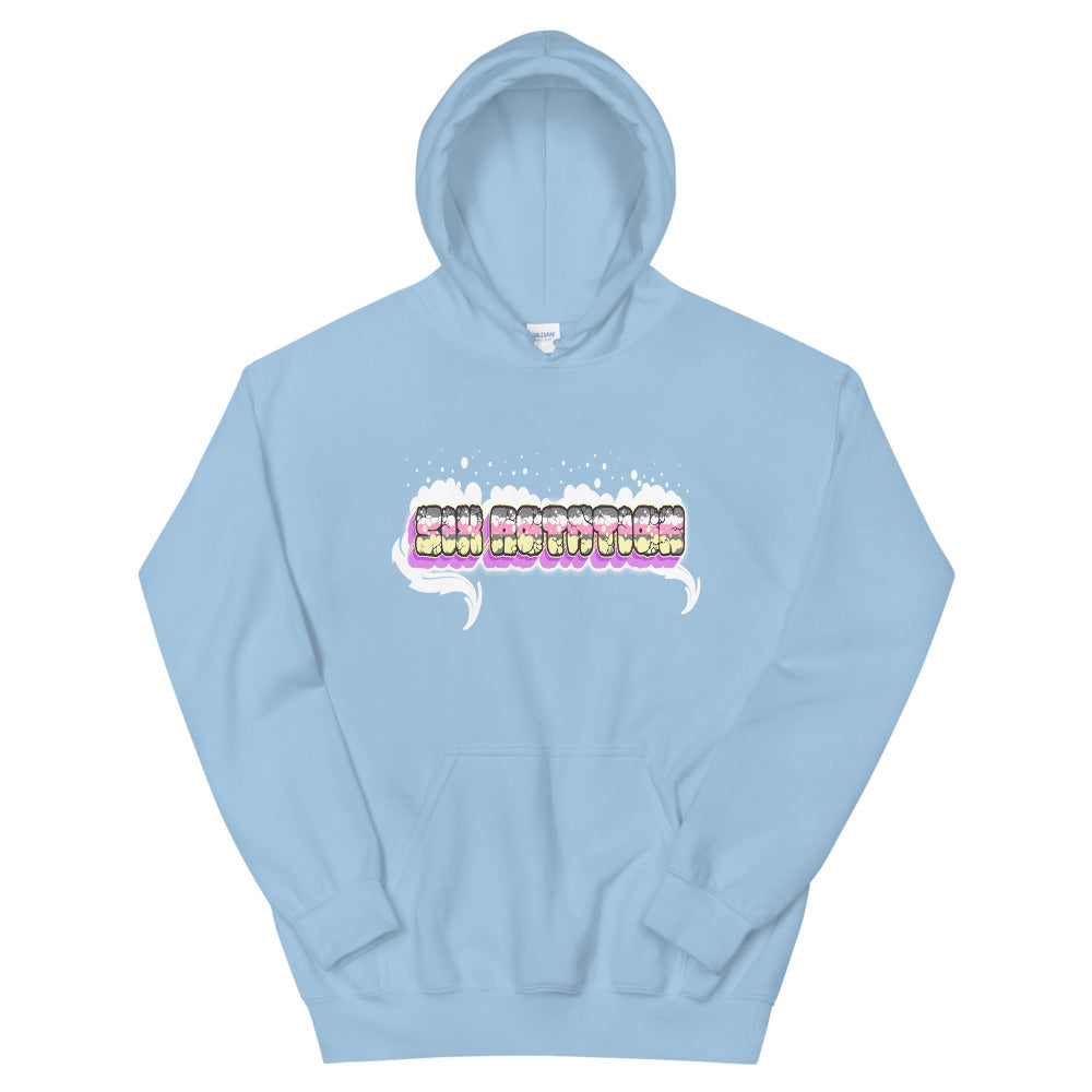 Six Rotation Fluffy Unisex Hoodie