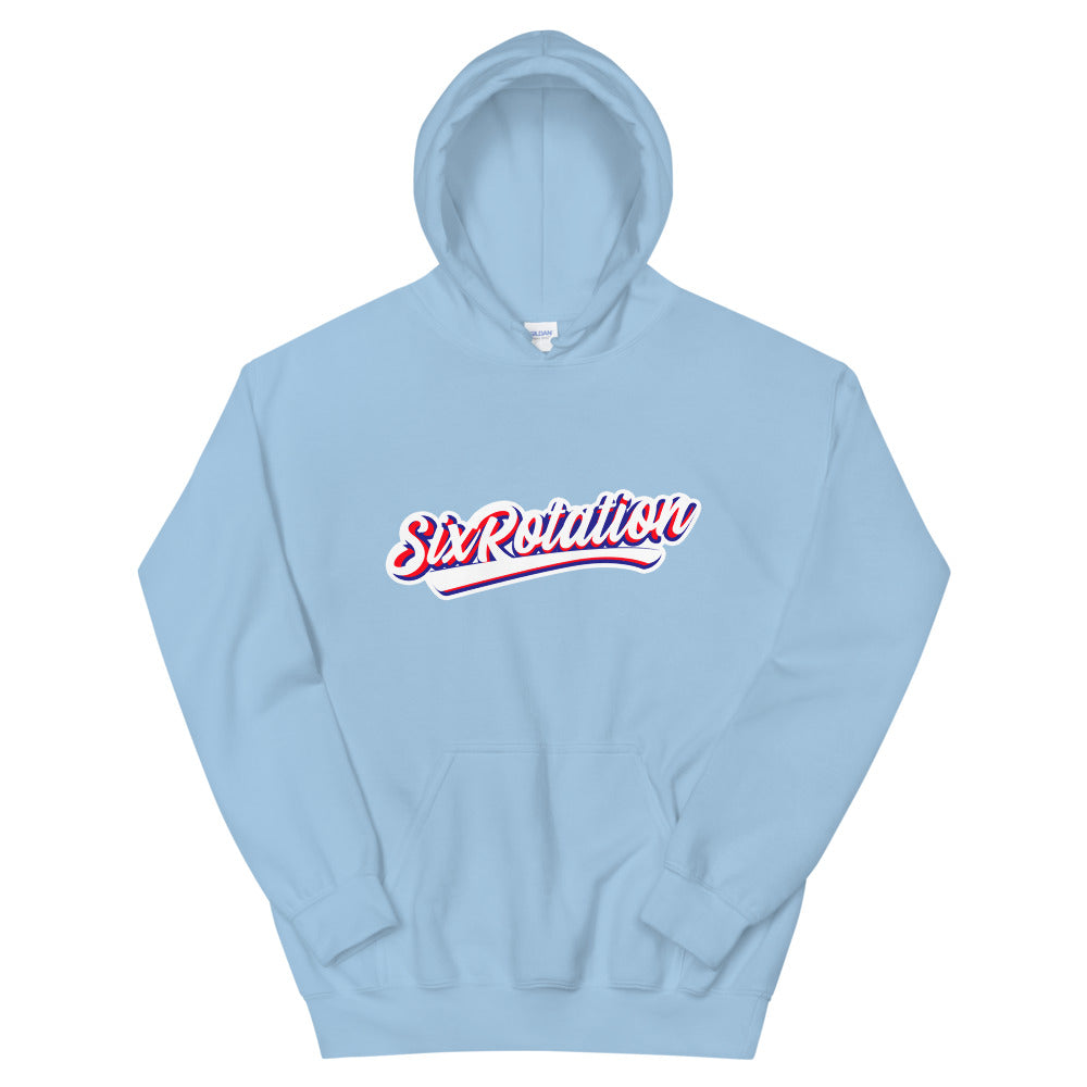 Six Rotation Script Unisex Hoodie