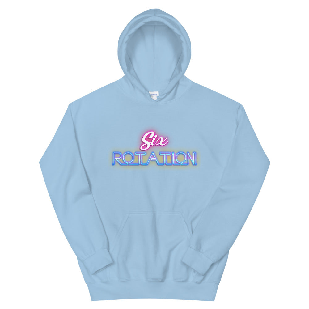 Six Rotation Neon Unisex Hoodie