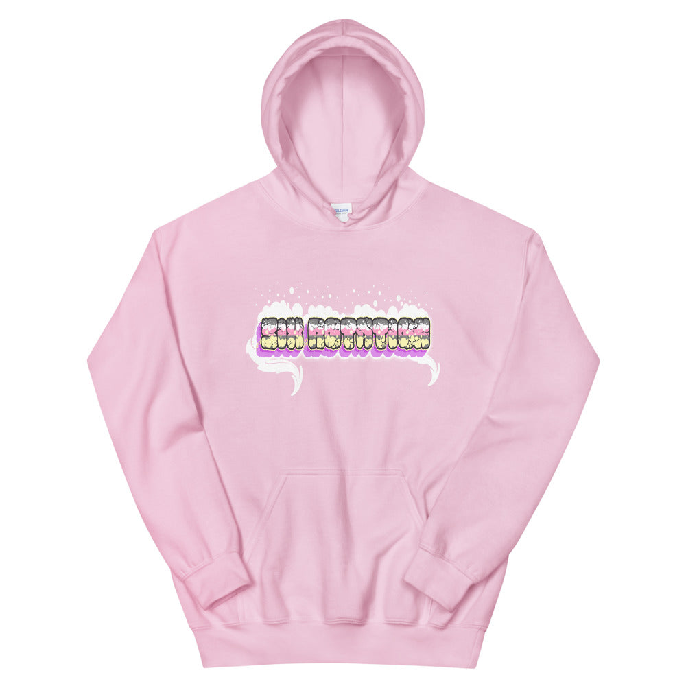 Six Rotation Fluffy Unisex Hoodie