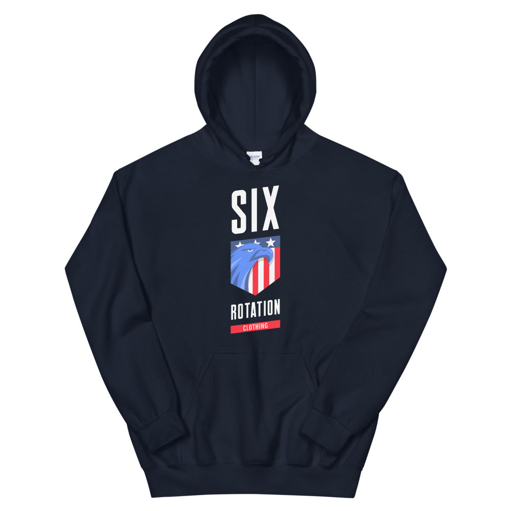 Six Rotation Eagle Unisex Hoodie