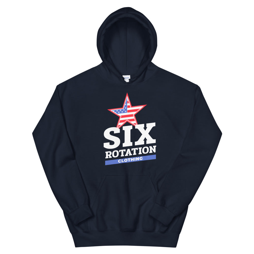 Six Rotation Star Unisex Hoodie