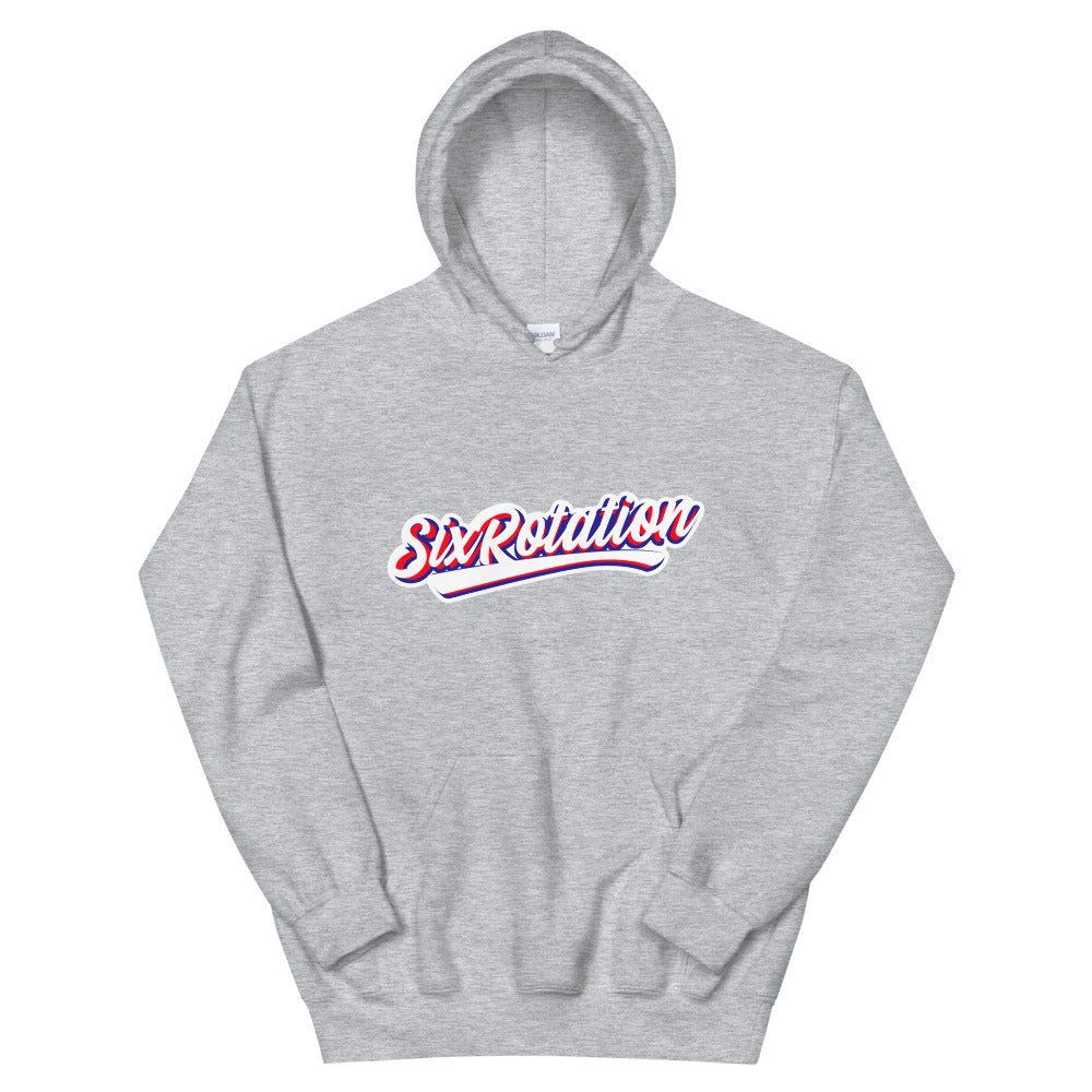 Six Rotation Script Unisex Hoodie