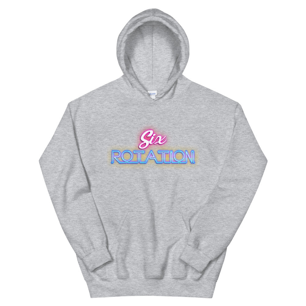 Six Rotation Neon Unisex Hoodie