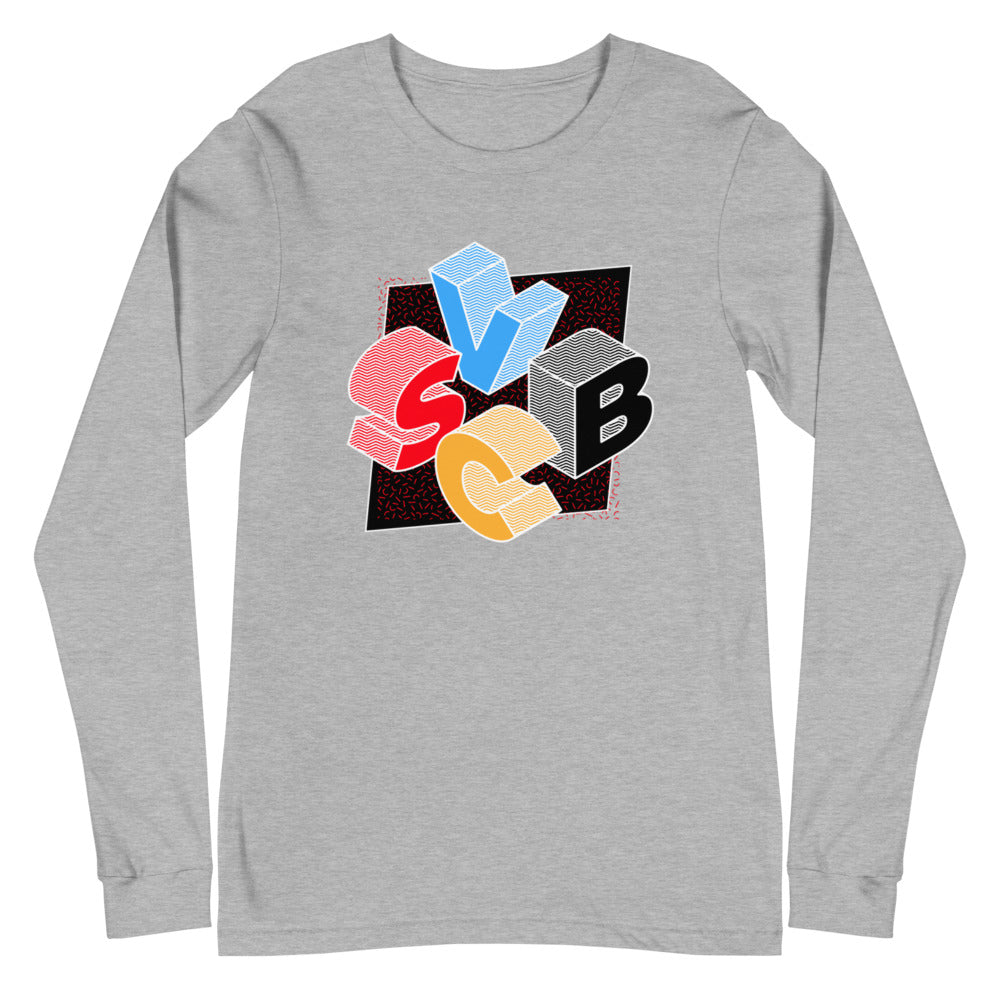 Strikers Blocks Unisex Long Sleeve Tee