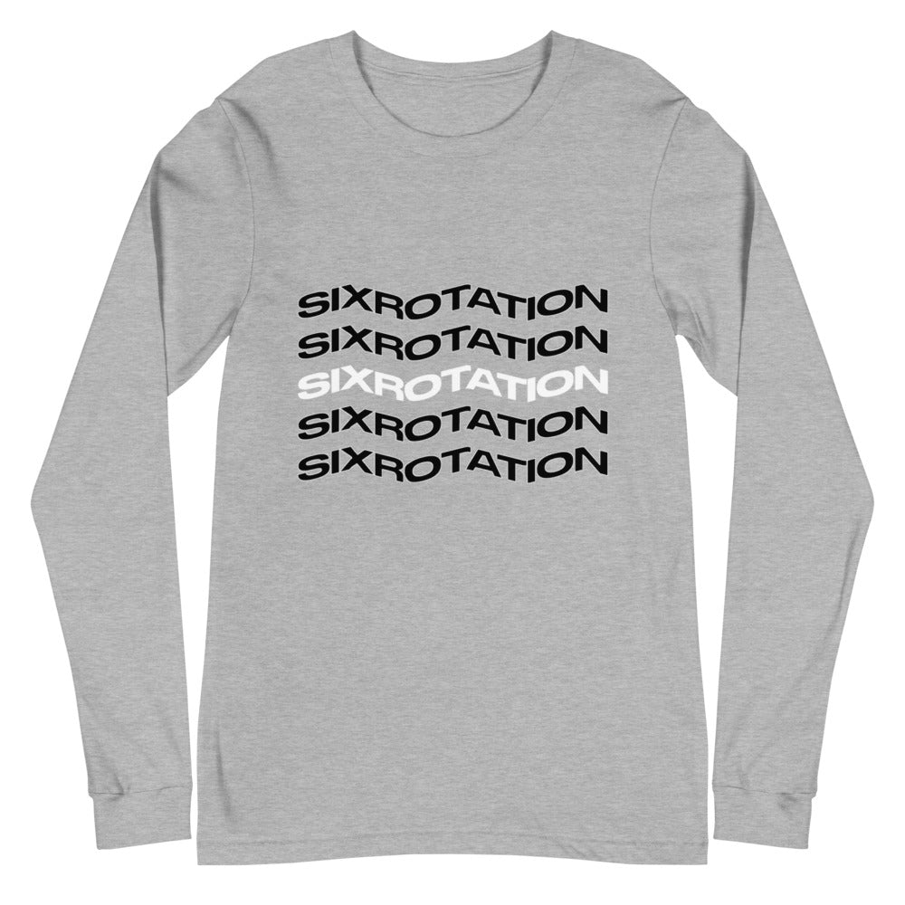 Six Rotation Fold Unisex Long Sleeve Tee