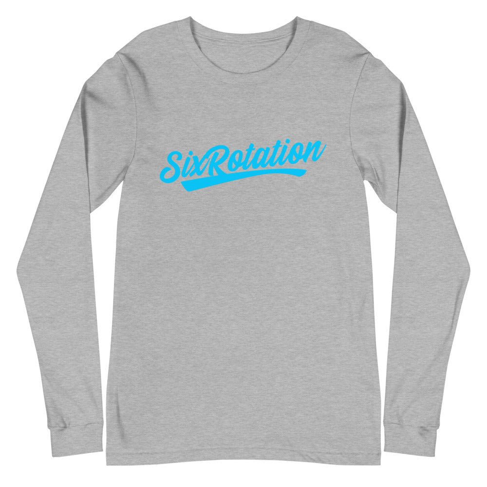 Six Rotation Script Unisex Long Sleeve Tee