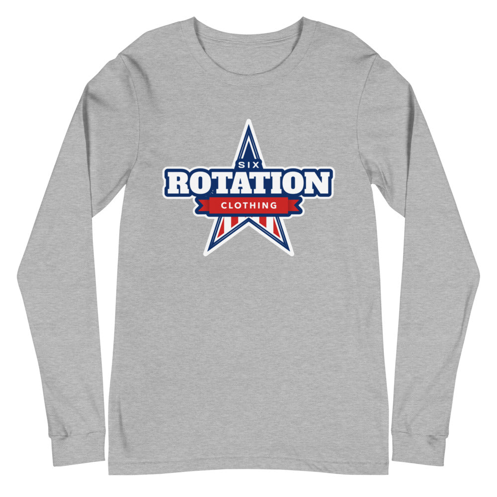 Six Rotation Patriot Unisex Long Sleeve Tee