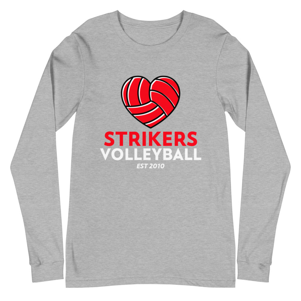 Strikers Volleyheart Unisex Long Sleeve Tee