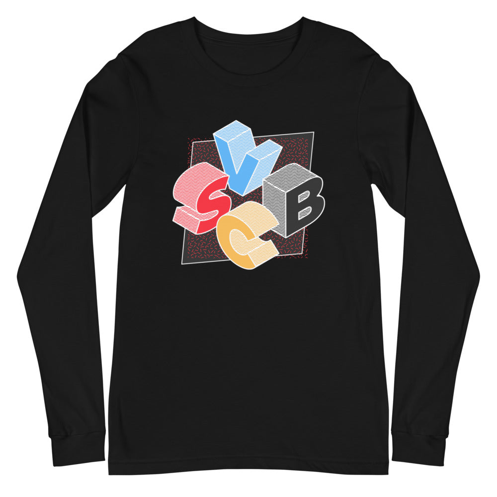 Strikers Blocks Unisex Long Sleeve Tee