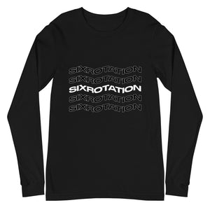 Six Rotation Fold Unisex Long Sleeve Tee