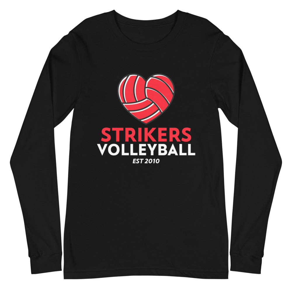 Strikers Volleyheart Unisex Long Sleeve Tee