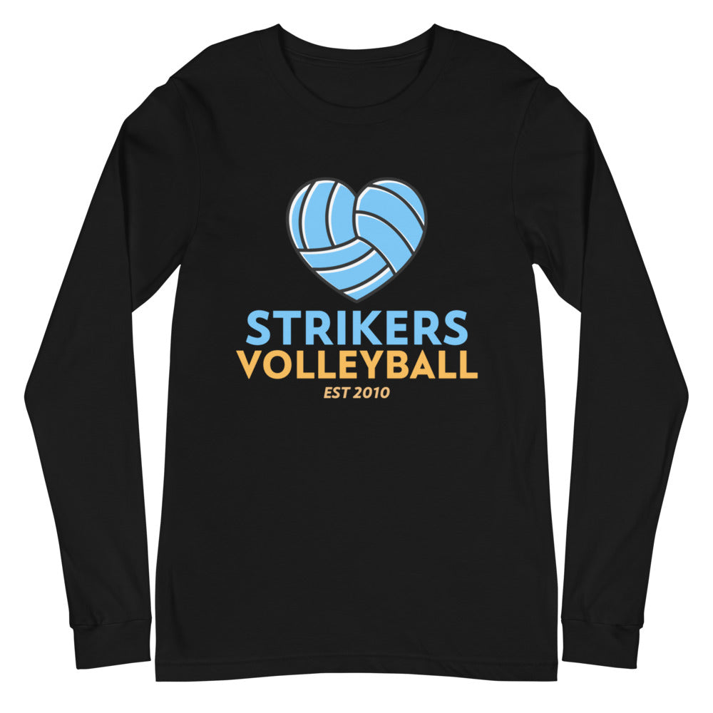 Strikers Volleyheart Unisex Long Sleeve Tee