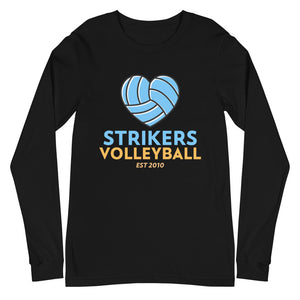 Strikers Volleyheart Unisex Long Sleeve Tee