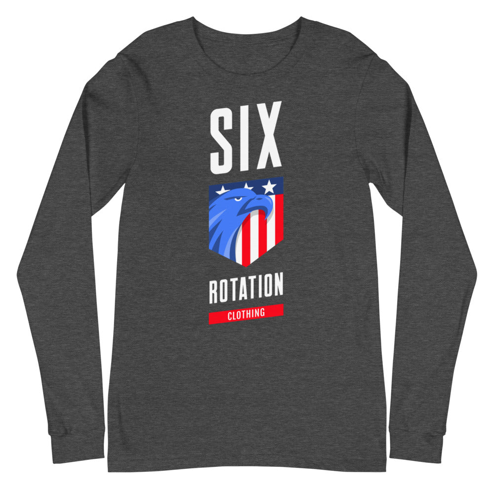 Six Rotation Eagle Unisex Long Sleeve Tee