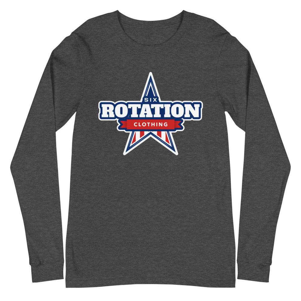 Six Rotation Patriot Unisex Long Sleeve Tee