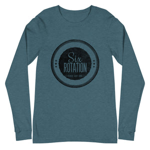 Six Rotation Stamp Unisex Long Sleeve Tee