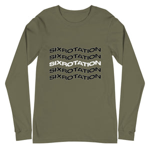 Six Rotation Fold Unisex Long Sleeve Tee