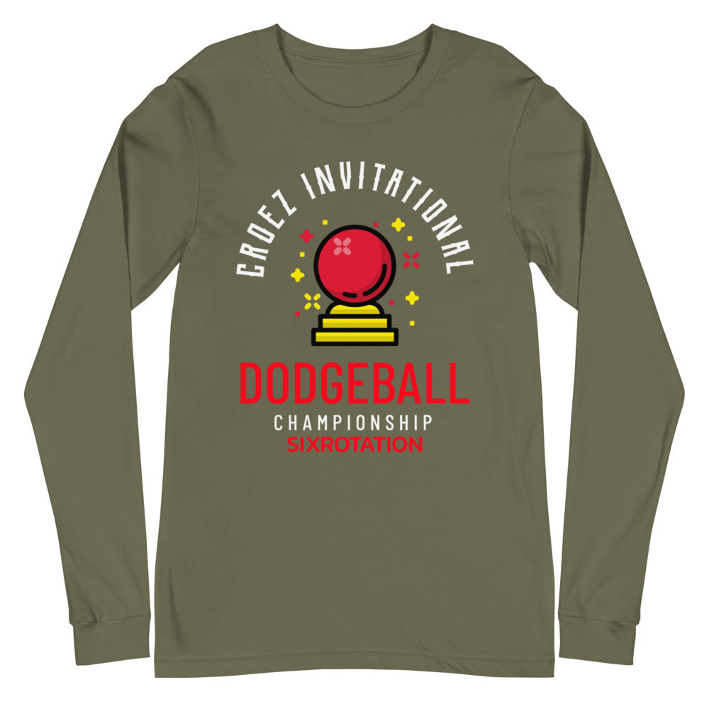 Six Rotation Dodgeball Unisex Long Sleeve Tee